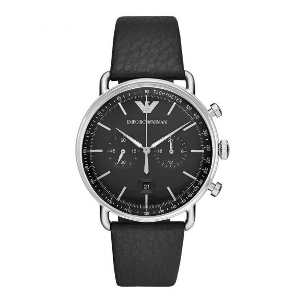 Man Leather Chronograph (AR11143)