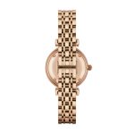 Women’s Rose-Gold-Plated Analogue Watch with Rhinestones (AR1909)