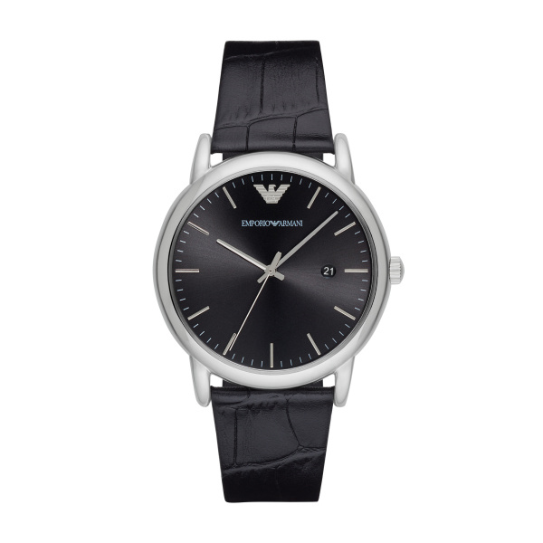 Man Three-Hand Leather Watch (AR2500)