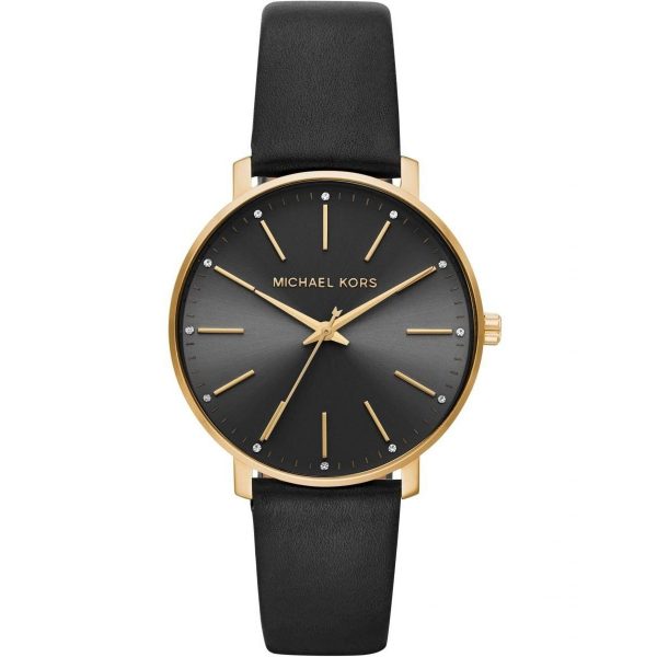 Pyper Gold-Tone and Leather Watch