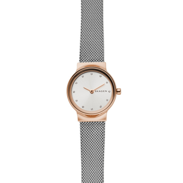 Freja Two-Tone Stainless Steel-Mesh Watch