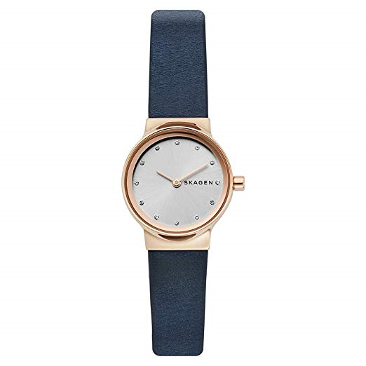 Freja Blue Leather Watch