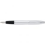 Calais Polished Chrome Fountain Pen (AT0116-1MS)