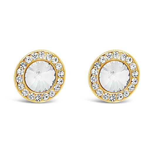 Gold Stud Earrings (E2100GL)