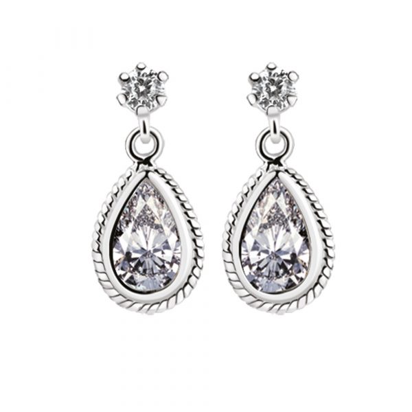 Earrings with Clear Stones (ER403C)