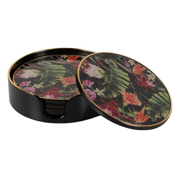 Tropical Vibes Coasters Set/5 (FCH027)