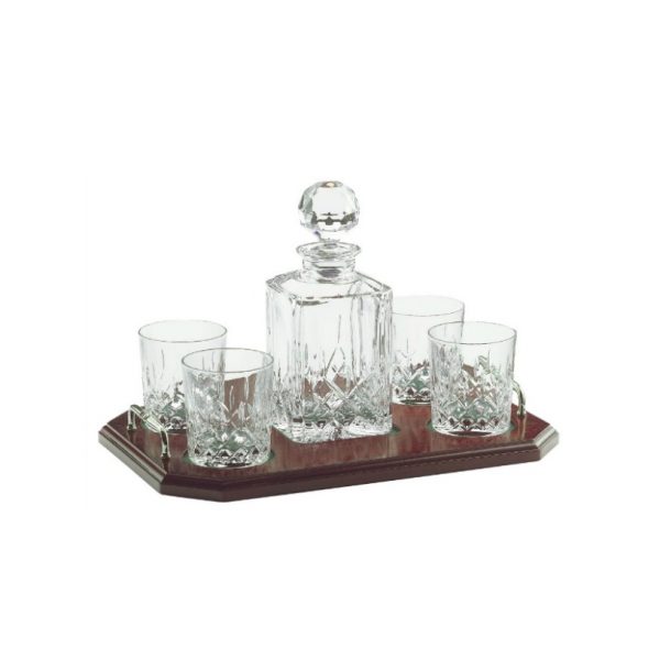 Longford Square Decanter Tray Set (G25180)