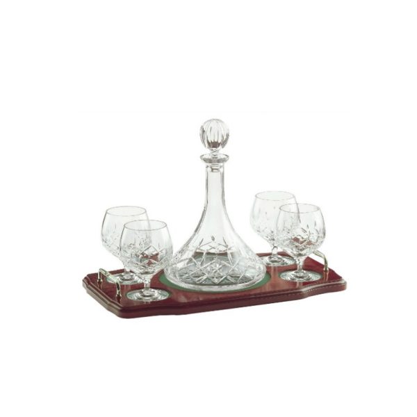 Longford Miniature Brandy Decanter Tray Set (G25192)