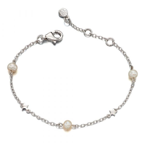 Anja Freshwater Pearl and Star Bracelet (LSB0038)