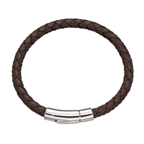 Charlie Boys Brown Leather Bracelet (LSB0221)