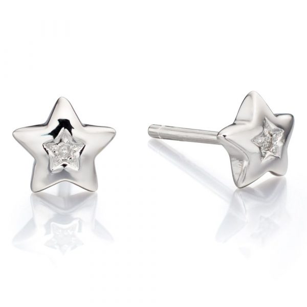 Noor Diamond Star Stud Earrings (LSE0032)