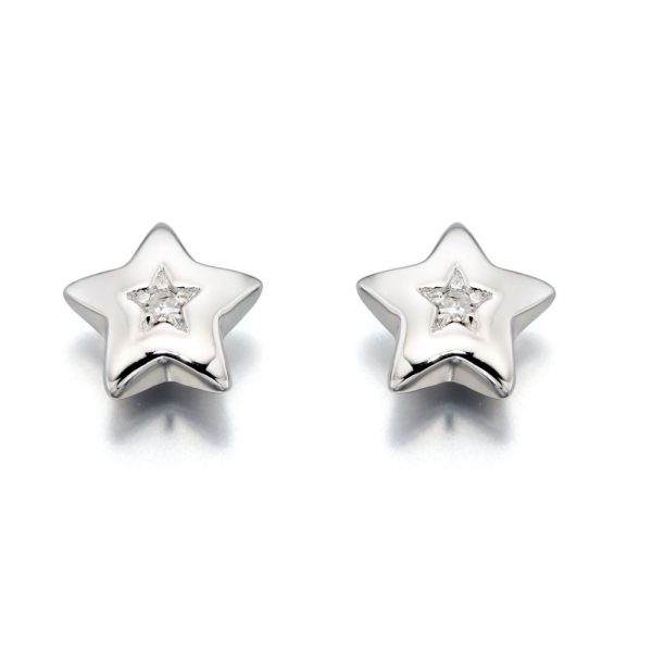 Noor Diamond Star Stud Earrings (LSE0032)