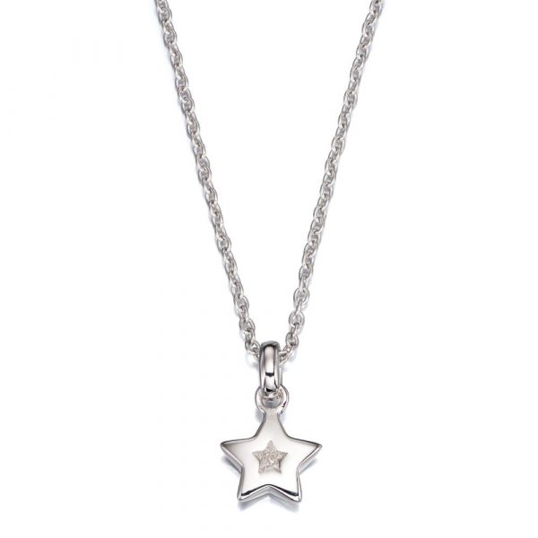 Kirsty Diamond Star Pendant and Chain (LSN0009)