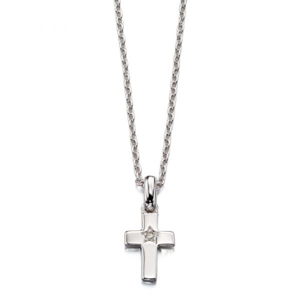 Grace Diamond Cross Pendant and Chain (LSN0011)