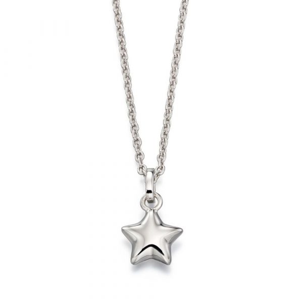 Eva Plain Small Star Pendant and Chain (LSN0021)