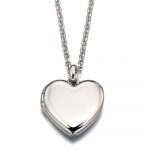 Olivia Plain Medium Heart Locket and Chain (LSN0023)