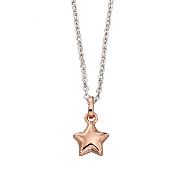 Harper Rose Gold Plated Small Star Pendant and Chain (LSN0049)