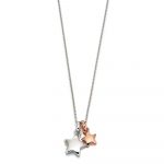 Suki Rose Gold Plated Double Star Necklace (LSN0120)