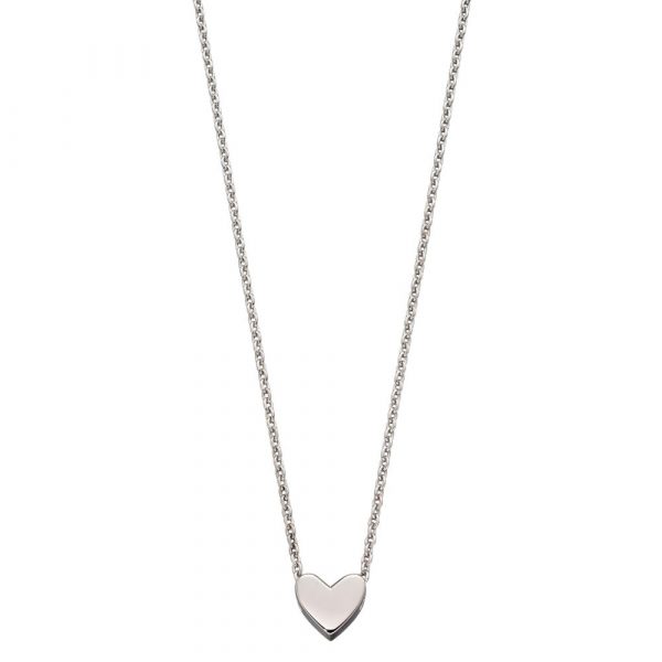 Zahra Single Heart Charm Necklace (LSN0261)