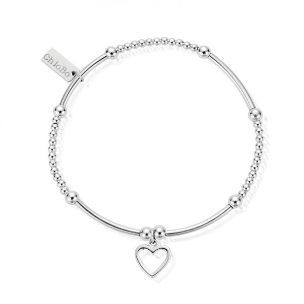 Cute Mini Open Heart Bracelet (SBCM007)