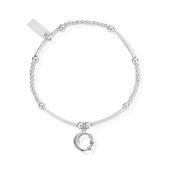 Cute Mini Moon and Star Bracelet (SBCM580)