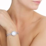 Ladies Watch with Clear Stones (SM0066L)