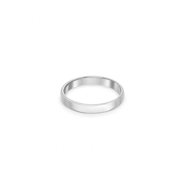 9ct White Gold Wedding Ring