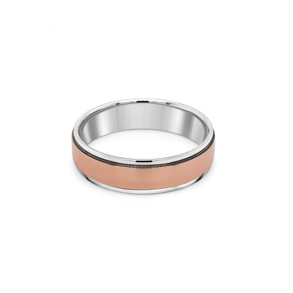 Palladium 500 9ct Gold Wedding Ring