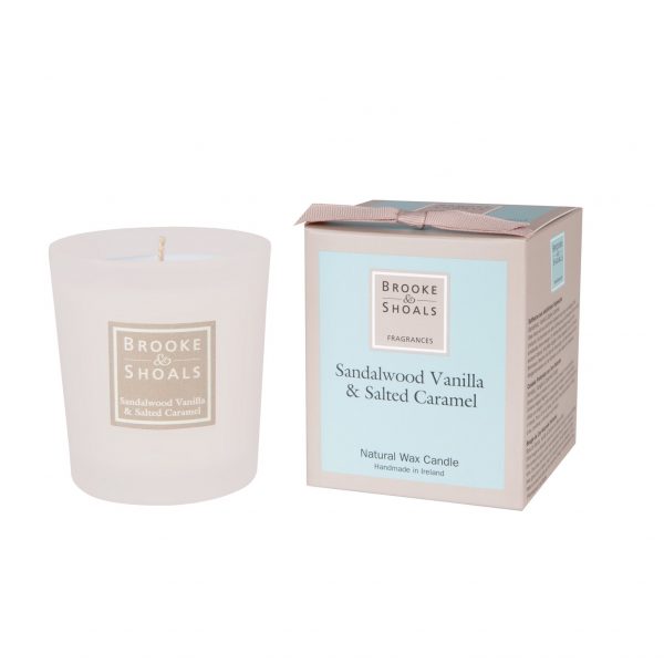 Scented Candle - Sandalwood, Vanilla and Salted Caramel