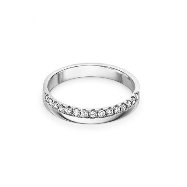 18ct White Gold Wedding Ring