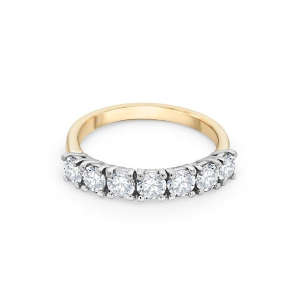 18ct Yellow and White Gold Eternity Ring