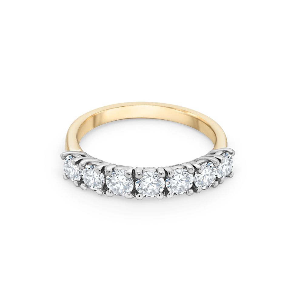 18ct Yellow and White Gold Eternity Ring