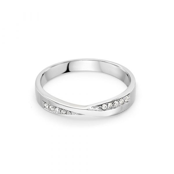 18ct white Gold Wedding Ring