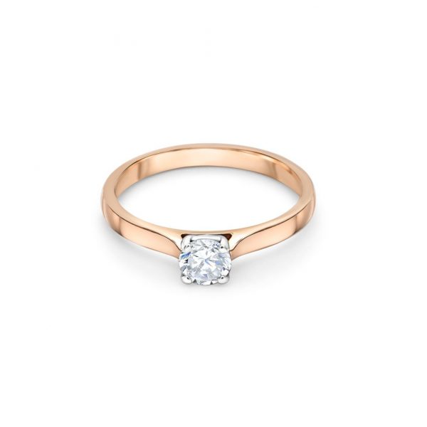 18ct Rose Gold Solitaire Engagement Ring