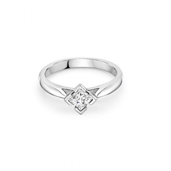 Platinum Solitaire Engagement Ring