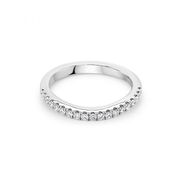 18ct White Gold Wedding Ring