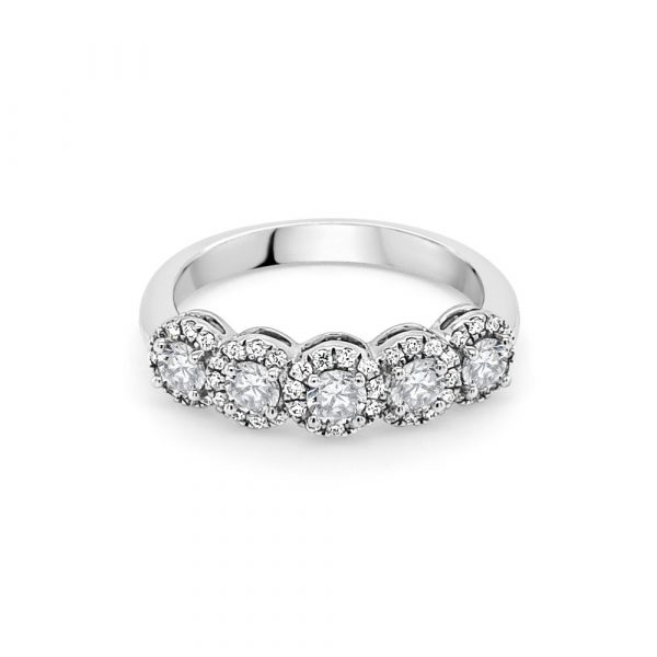 18ct White Gold Eternity Ring