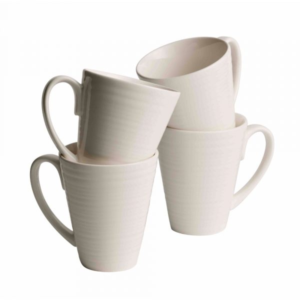 Belleek Living Ripple Mugs Set (7982)
