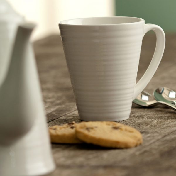 Belleek Living Ripple Mugs Set (7982)