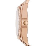 Scarlette Three-Hand Date Rose-Gold-Tone Stainless Steel Watch (ES4318)