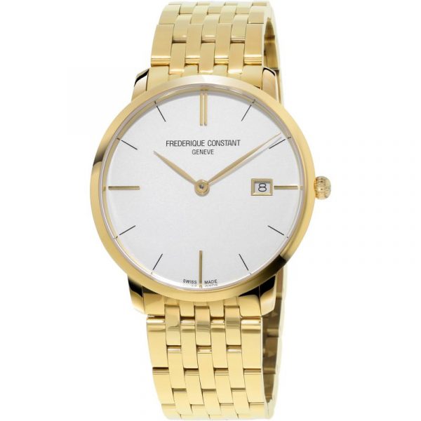 Slimline Gents Gold-Tone Watch (FC-220V5S5B)