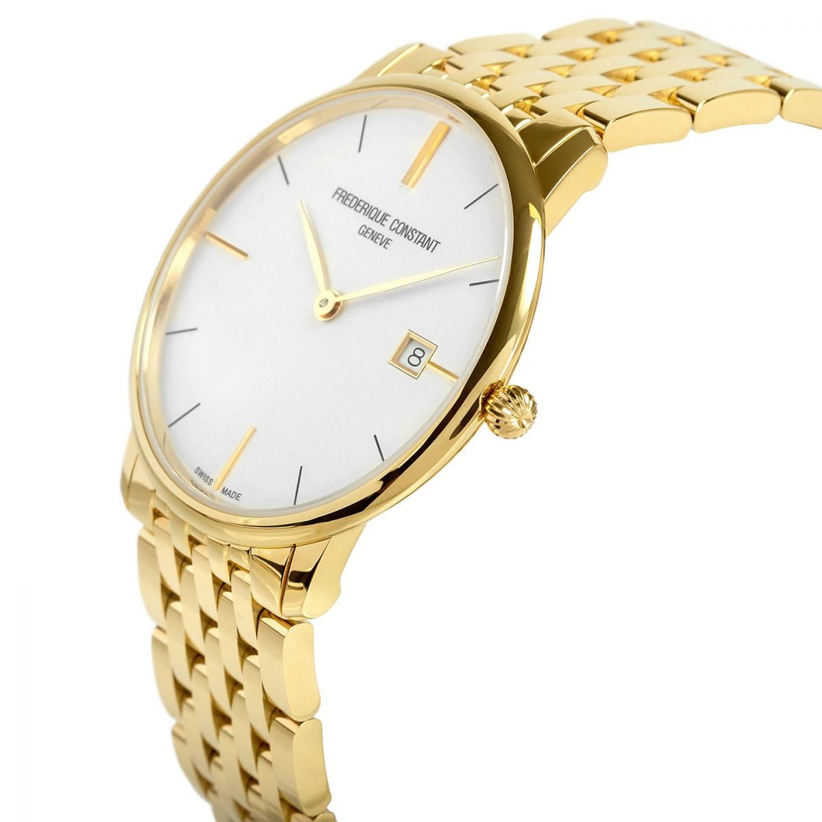 Slimline Gents Gold-Tone Watch (FC-220V5S5B)