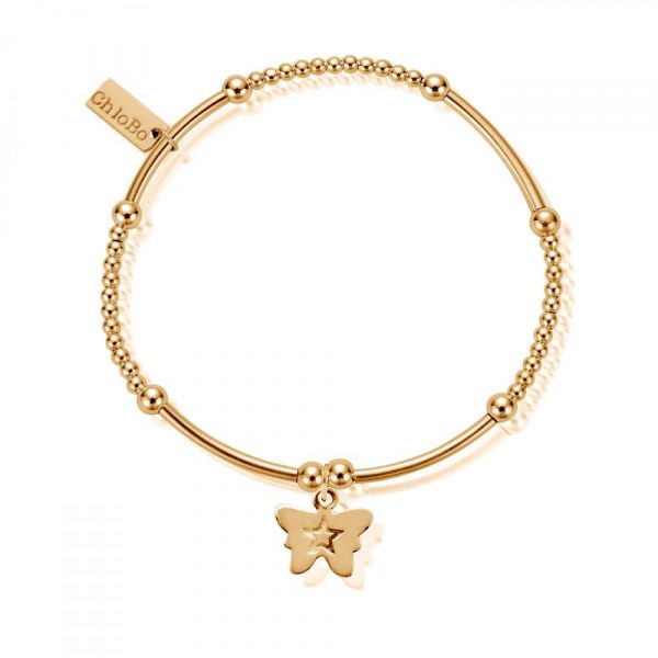 Cute Mini Butterfly Bracelet - Gold (GBCM408)