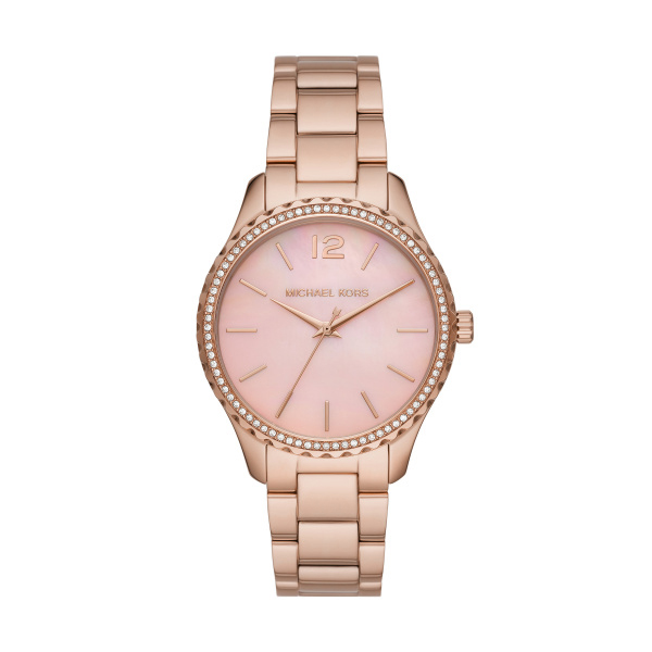 Layton Rose Gold Ladies Watch (MK6848)