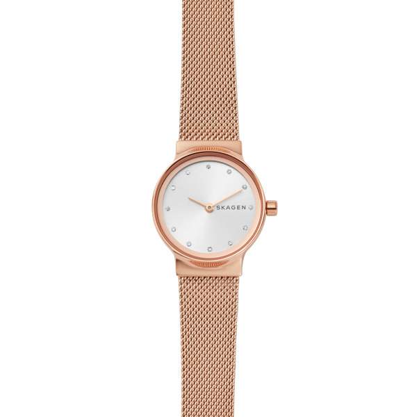 Freja Rose-Gold Tone Steel-Mesh Watch (SKW2665)