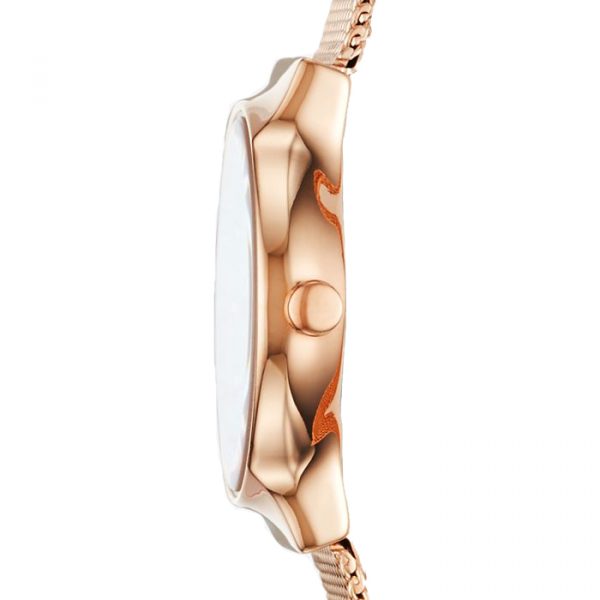 Freja Rose-Gold Tone Steel-Mesh Watch (SKW2665)