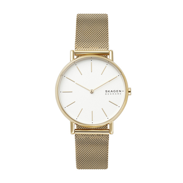 Signatur Gold-Tone Steel-Mesh Watch - 38mm (SKW2795)