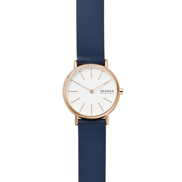 Signatur Blue Leather Watch (SKW2838)