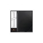 Classic Century Lustrous Chrome Ballpoint with Classic Black Journal Gift Set (3502/1M)