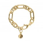 Oval Chain Bracelet Yellow Gold (WSBZ01577Y.Y)